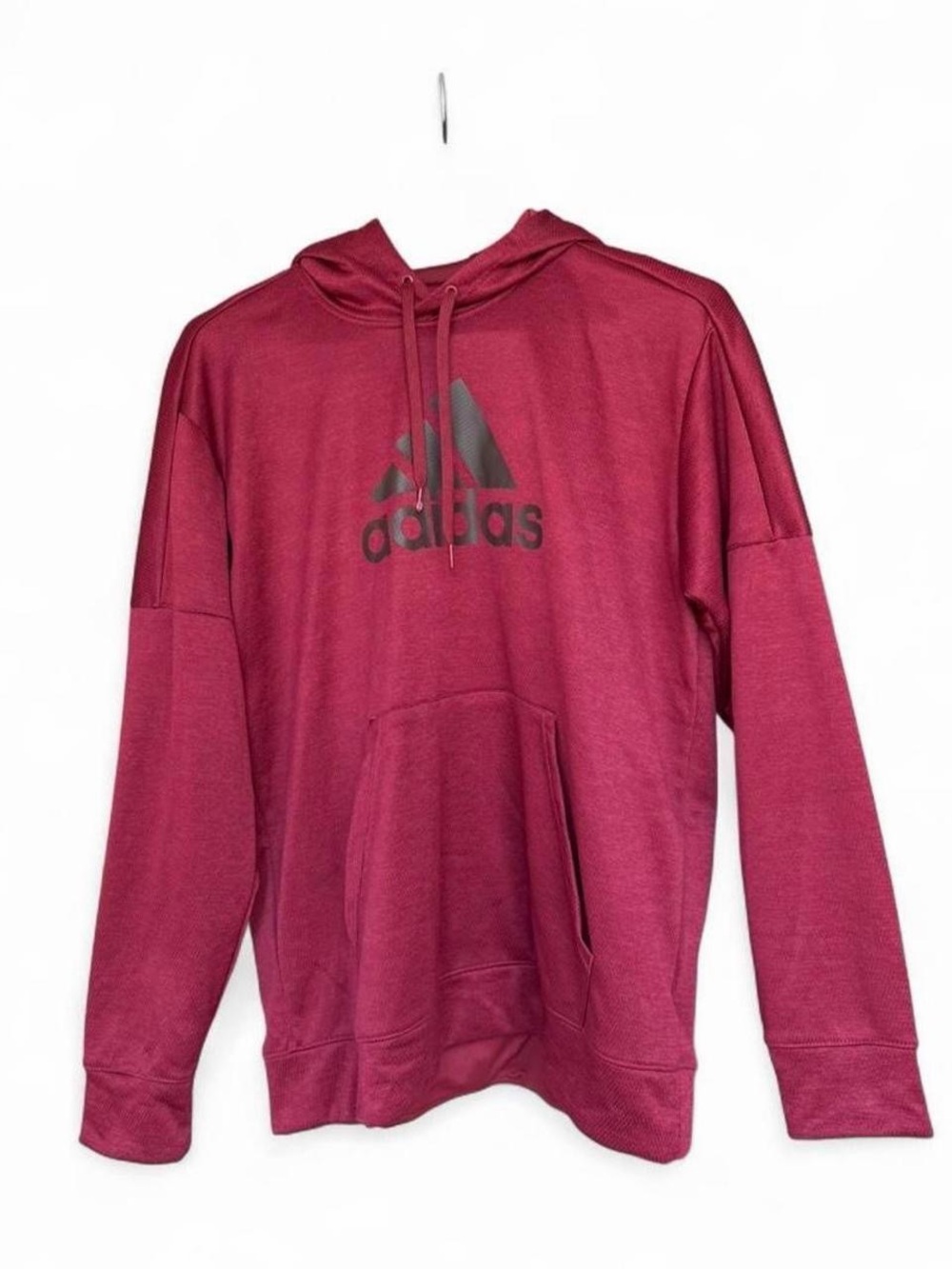 Mens Adidas burgundy hoodie Size XL